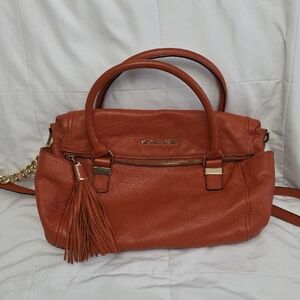Michael Kors Tangerine Leather Satchel